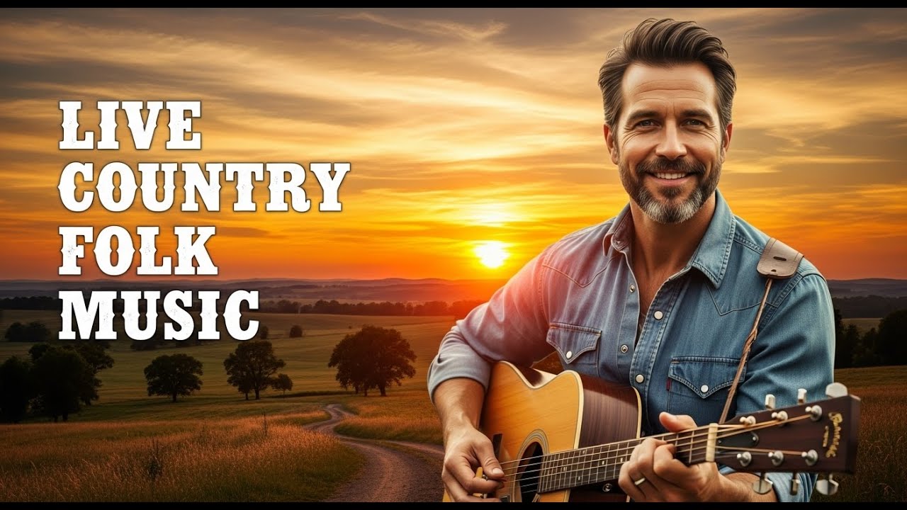 Warm Acoustic Live Folk Country Music for Peaceful Focus and Daily Balance