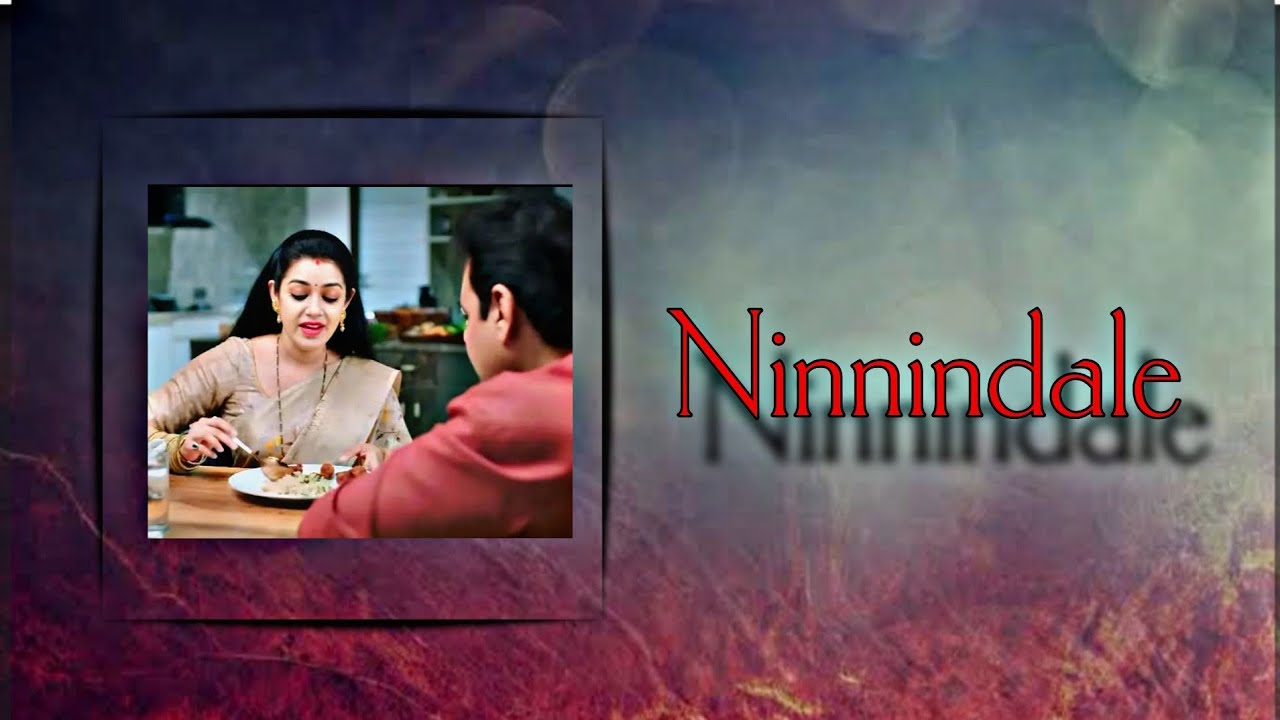 Ninnindale song||#chayasingh #rajeshnataranga #amruthadareedits ||Like, share and subscribe 