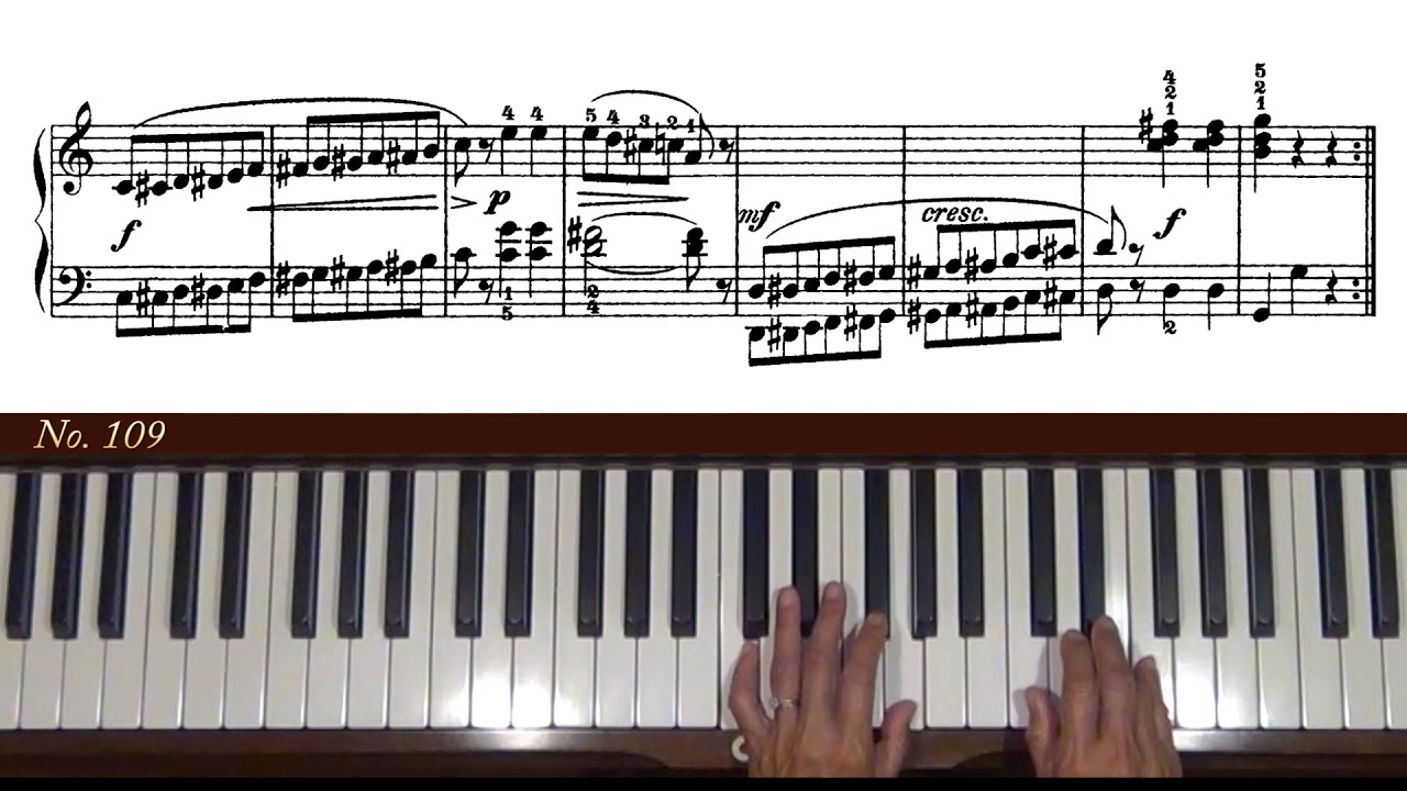Ferdinand Beyer Vorschule im Klavierspiel Op. 101, Nos. 108 to 109 Piano Tutorial