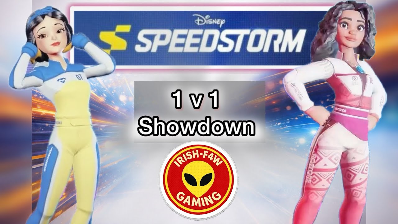 Storybook Speed vs Relentless Courage | Snow White vs Moana 1v1 in Speedstorm #disneyspeedstorm 