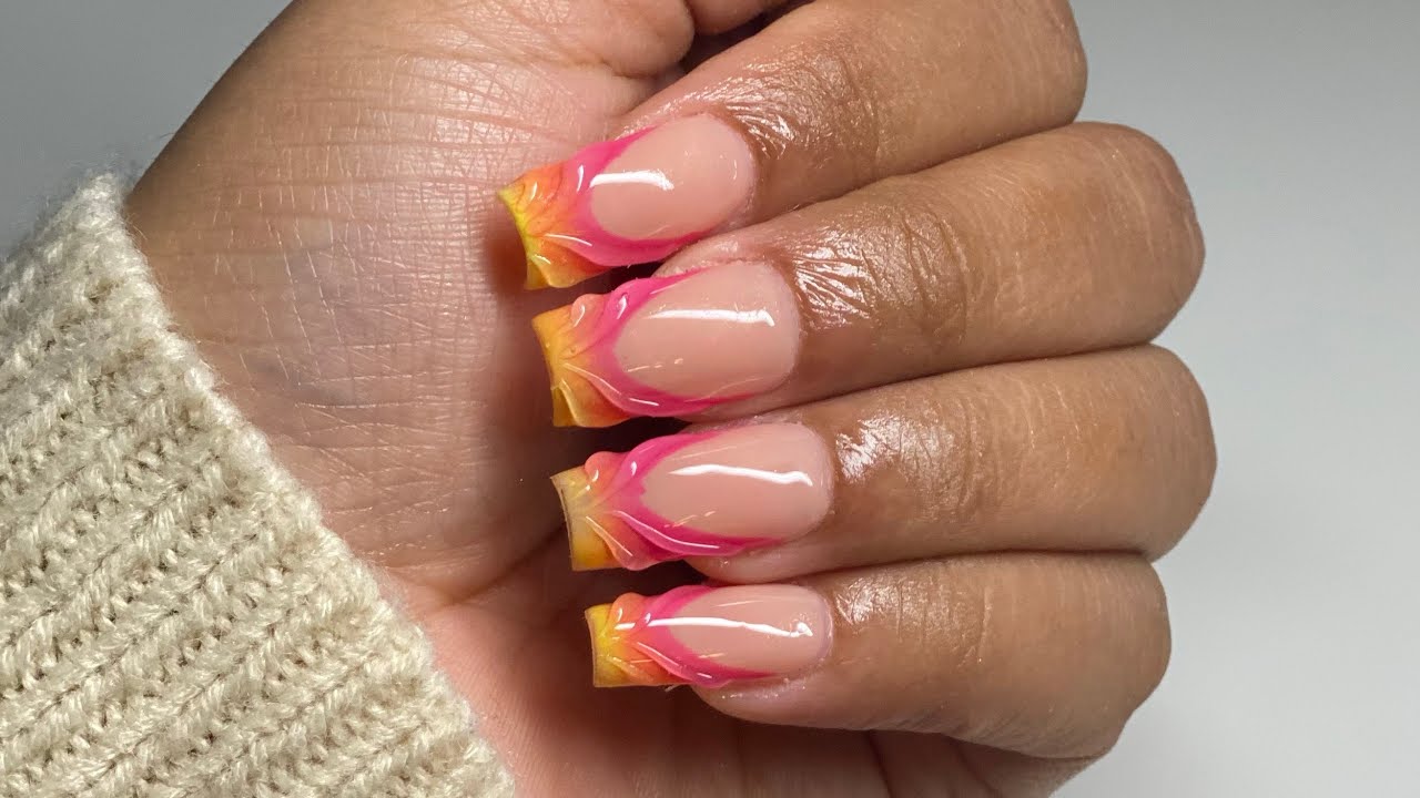 Watch Me Do My Nails 🩷 3D Textured | Gel-X Nails Tutorial