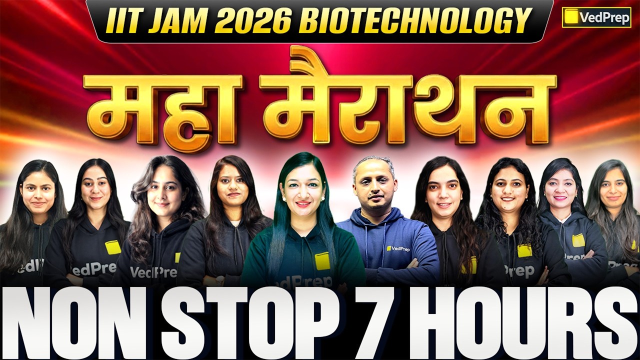 IIT JAM 2026 Biotechnology | Maha Marathon | Non-Stop 7 Hours Complete Syllabus | One Shot Revision