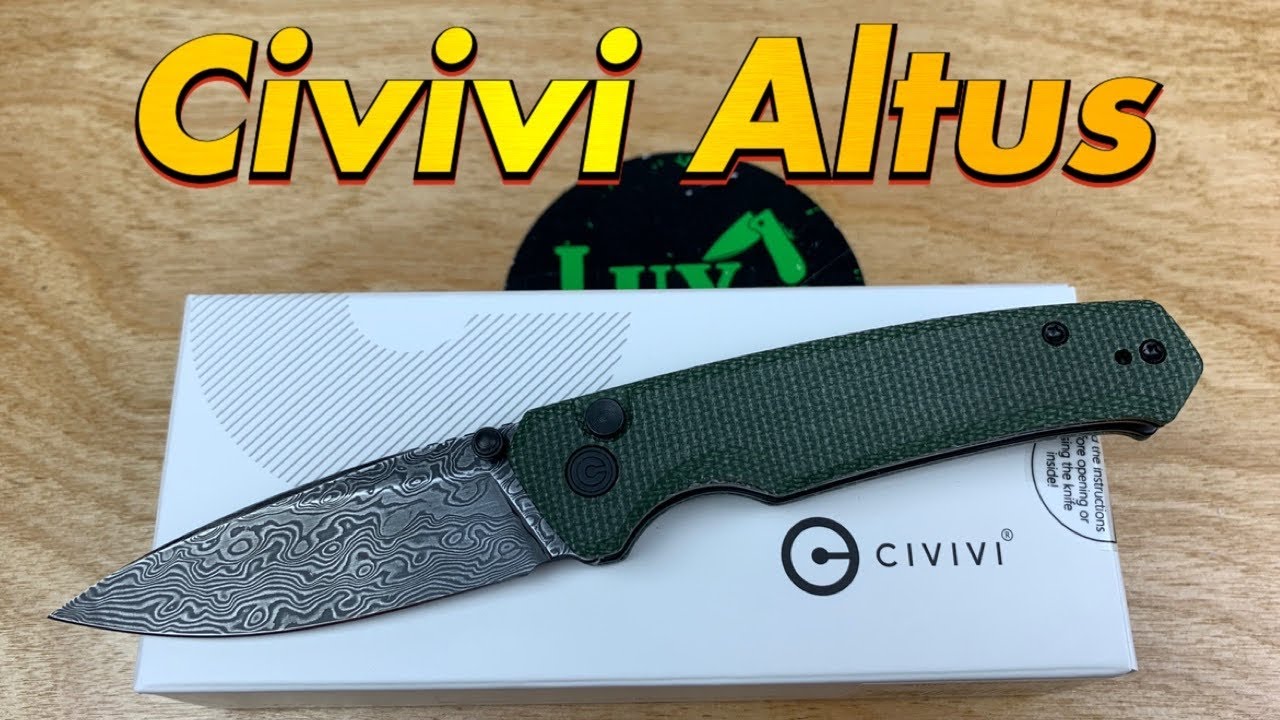 Новый кнопочный замок Civivi Altus 2022 года / разборка включена / легкий бюджетный вариант для д...