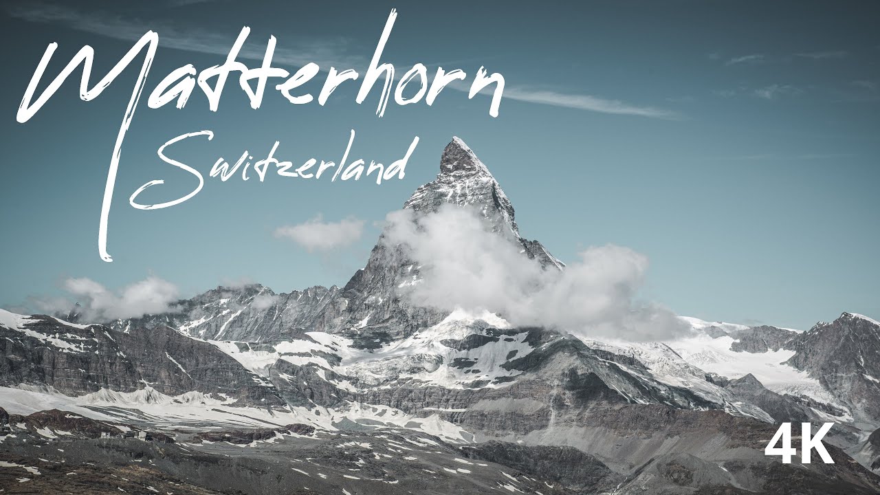 [4K] Matterhorn and Gorner Glacier in Switzerland / Epic Drone Shots