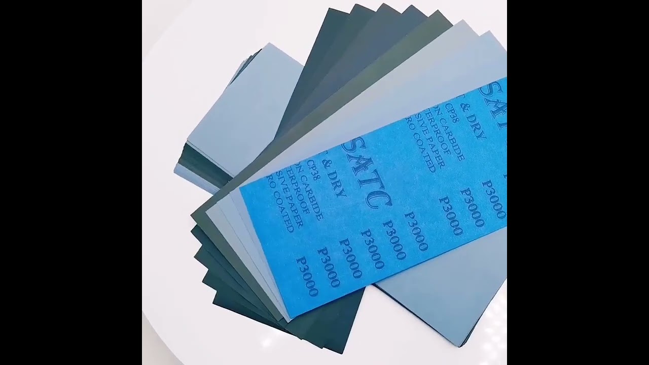 Product 93x230mm Waterproof Sandpaper for Wet and Dry Sanding