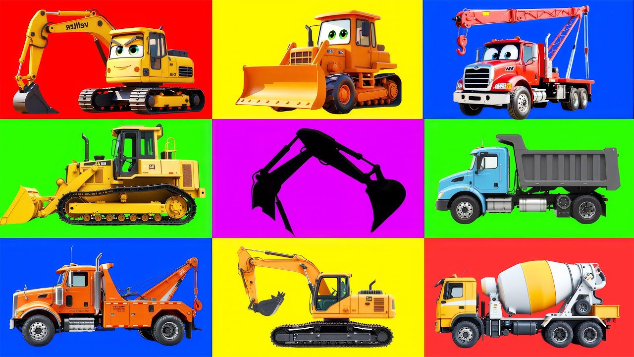 Choose My Tool Song | Excavator, Mixer Truck, Bulldozer, Crane! 🚧 + More Nursery Rhymes & Kids Songs