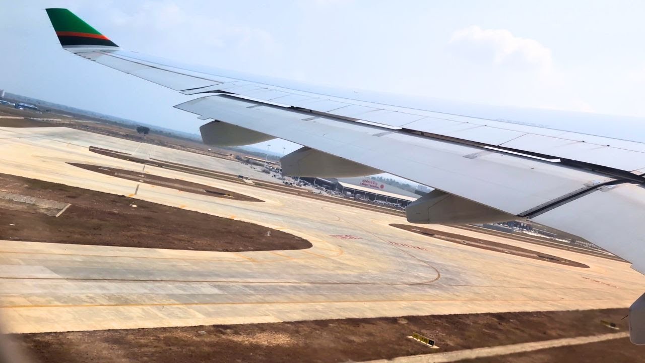 4K | EVA Air A330-300 Takeoff & Climb | Phnom Penh (KTI)