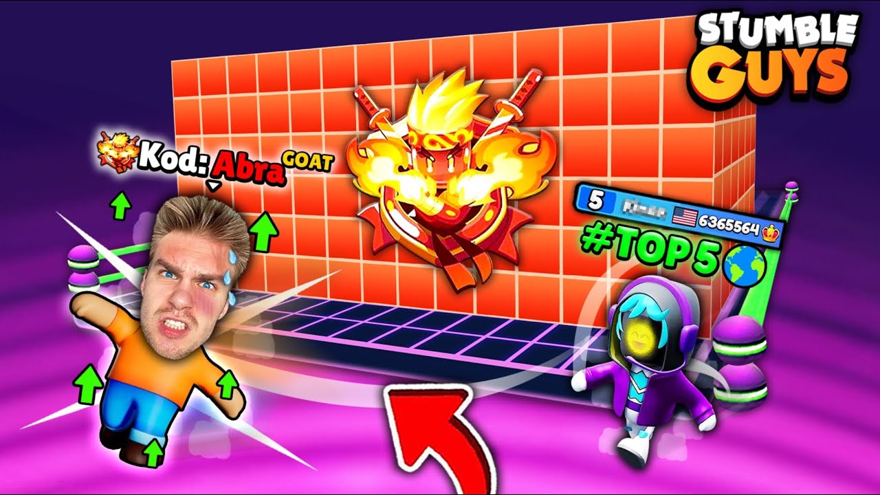 WALCZYŁEM z (TOP #5) GRACZ na ŚWIECIE 🏆 i WBIŁEM *CZEMPIONA* 🔥 [PIERWSZY RAZ] w Stumble Guys! 😱