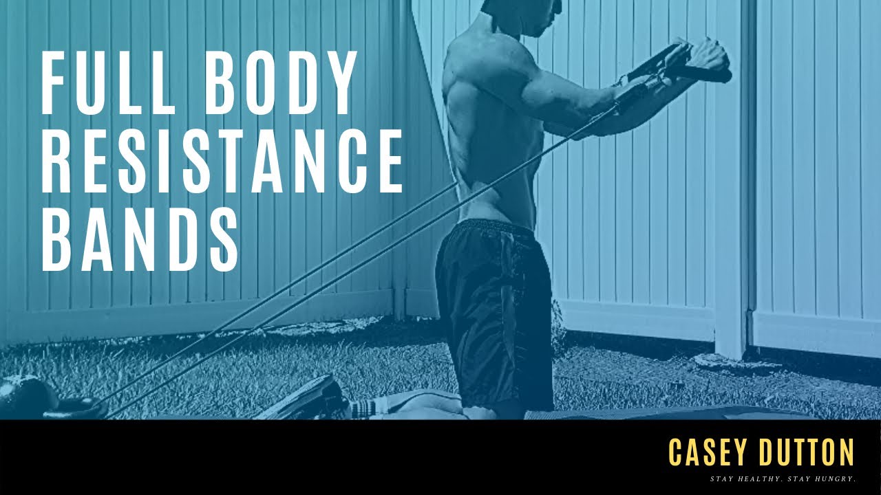 BEST HOME RESISTANCE BAND WORKOUT: Quarantine full body exercises!