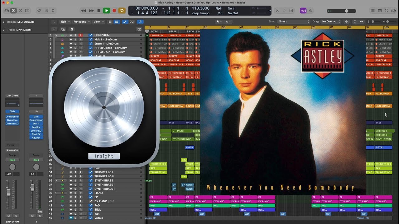 Rick Astley - Never Gonna Give You Up (Logic X remake prod. by Insight)