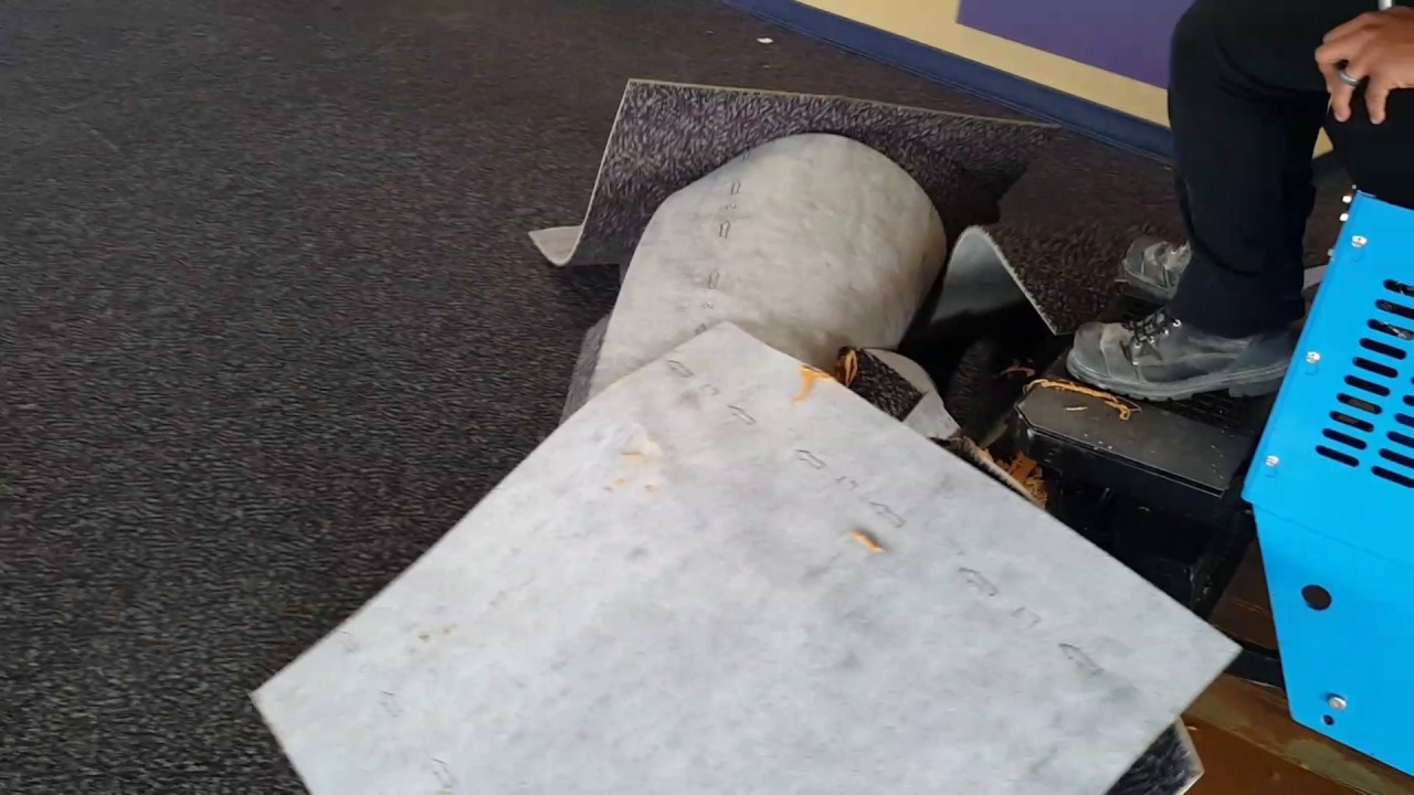 Carpet tile removal by PDB Inc