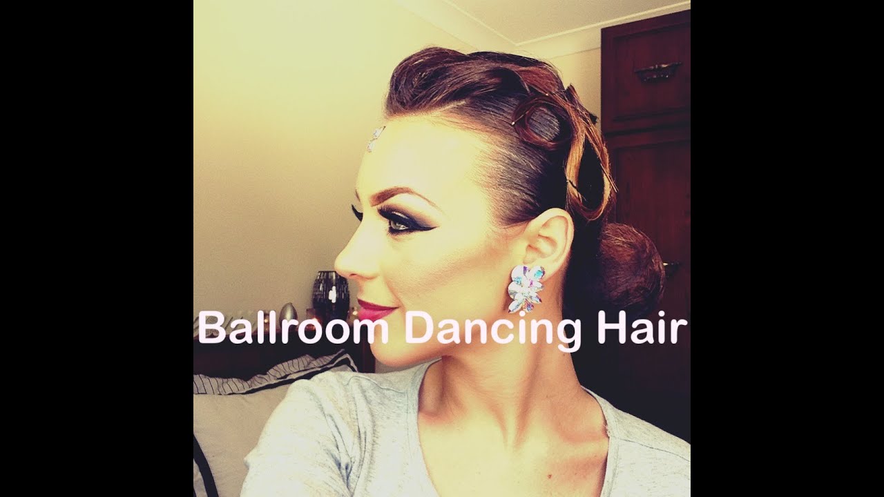 Ballroom Dancing hair tutorial- Rachel Maree Macintosh V.1