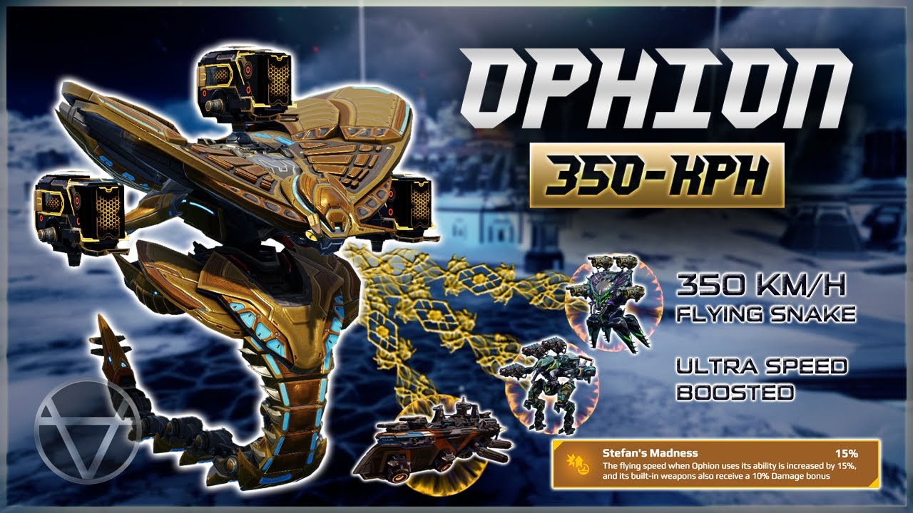 FASTEST Ophion in War Robots History &ndash; 350 KPH Mk3 Gameplay