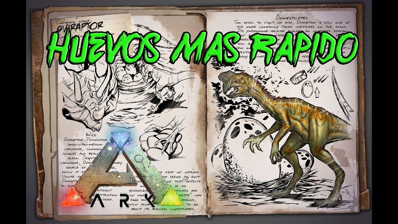 ARK: SURVIVAL EVOLVE | Como hacer que tus Dinosaurios pongan huevos mas rapido | TUTORIAL