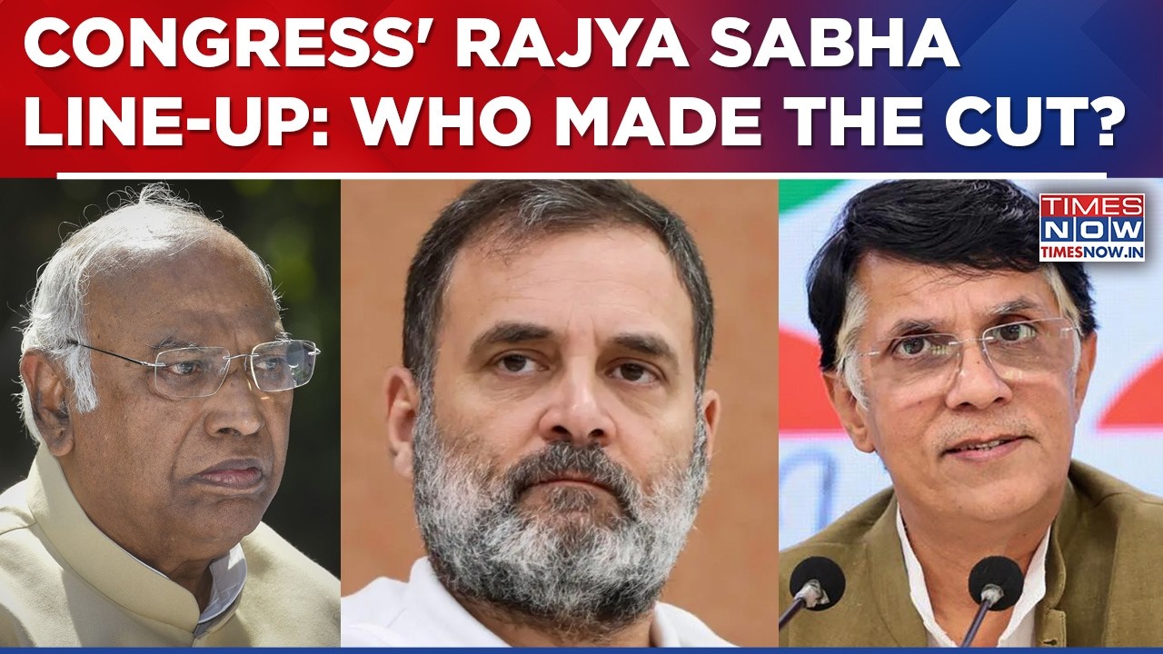 Congress' Rajya Sabha Line-Up: Pawan Khera, Mallikarjun Kharge & Who Else On List? | English News