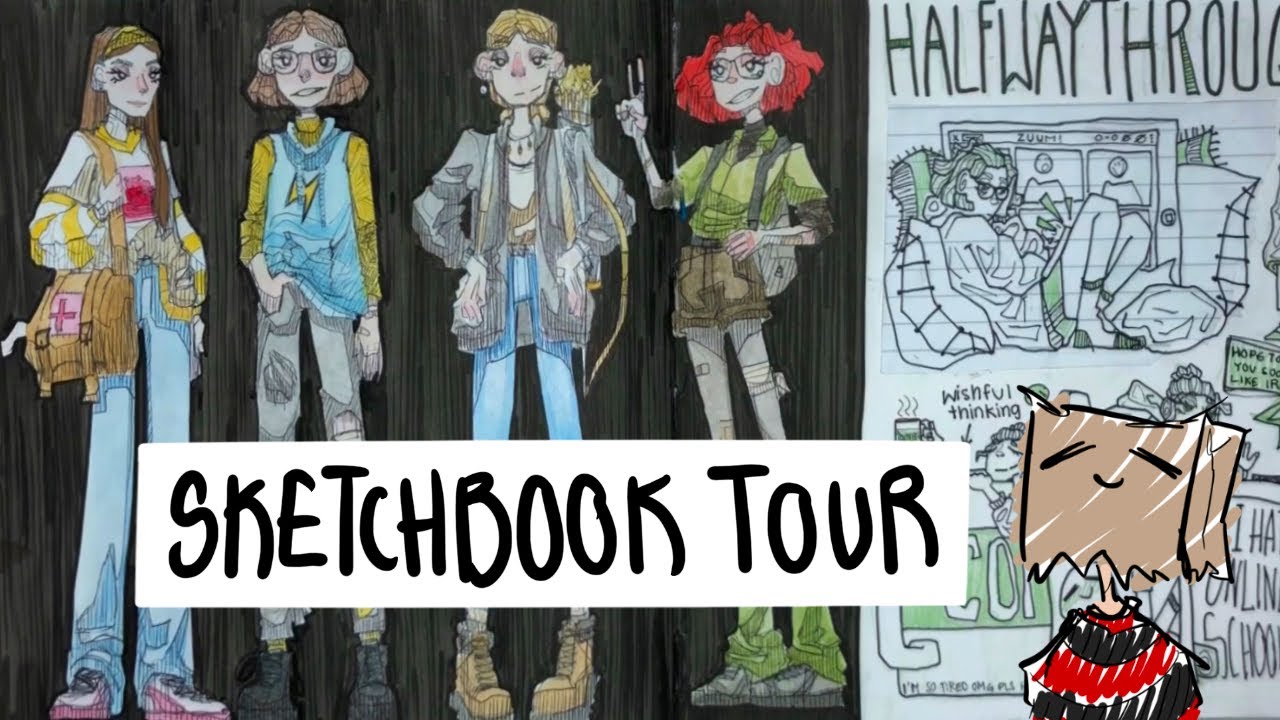 Sketchbook tour 2021 | part 1💥