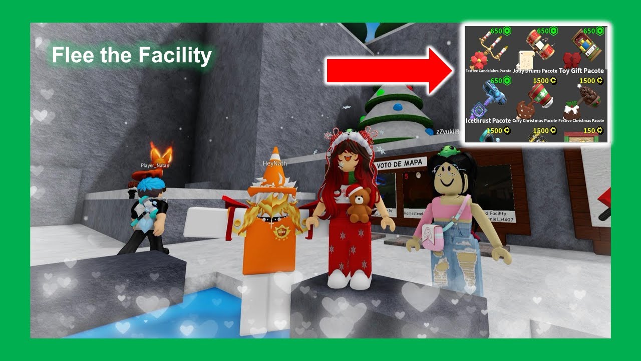 MARRETAS DE NATAL DO NATH - Roblox Flee the Facility