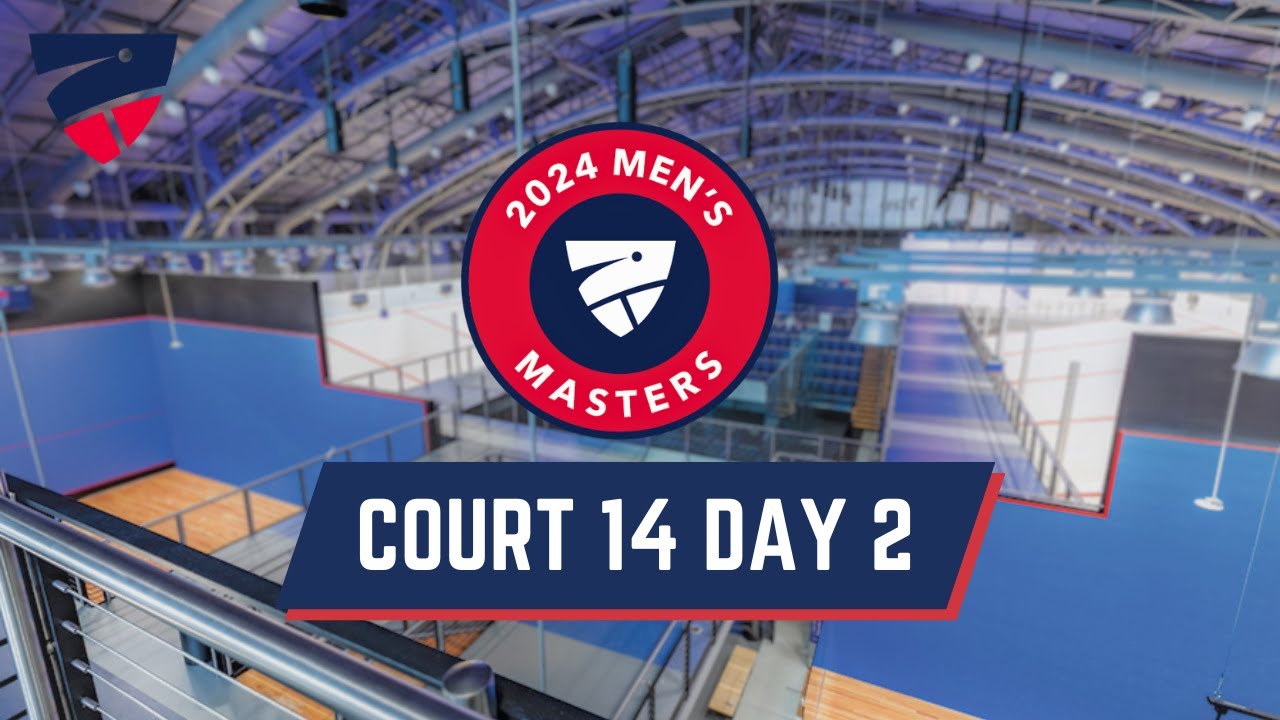 Court 14 - Men's Masters Squash Championships 2024 - Day 2