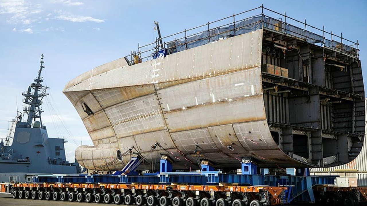 Incredible Modern Biggest Ship Building Process - Insane Giant Ship Assembly Technology