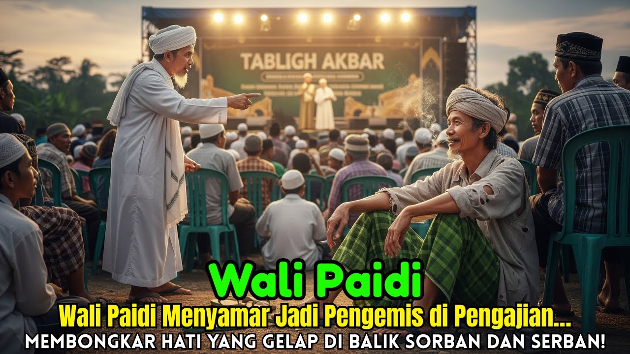 Wali Paidi Menyamar Jadi Gembel, Membuka Kesombongan Ulama Besar!