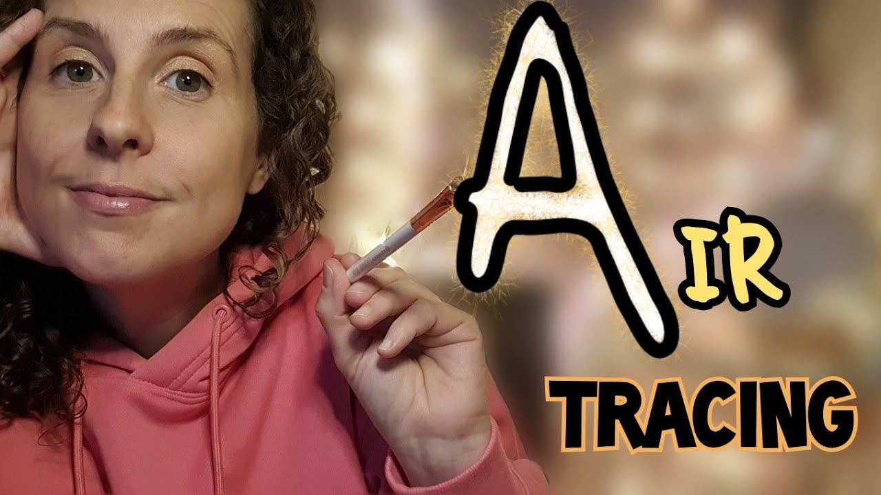 TI ADDORMENTO CON IL MIO AIR TRACING & cam brushing||ASMR ITA