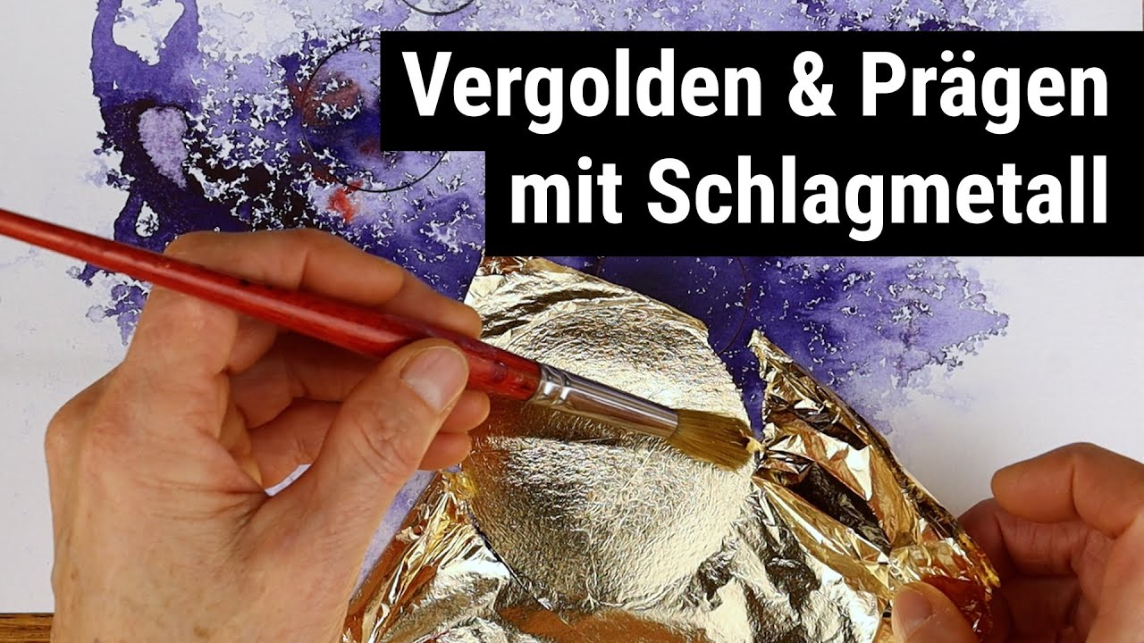So gelingt Vergolden & Prägen mit Schlagmetall garantiert!
