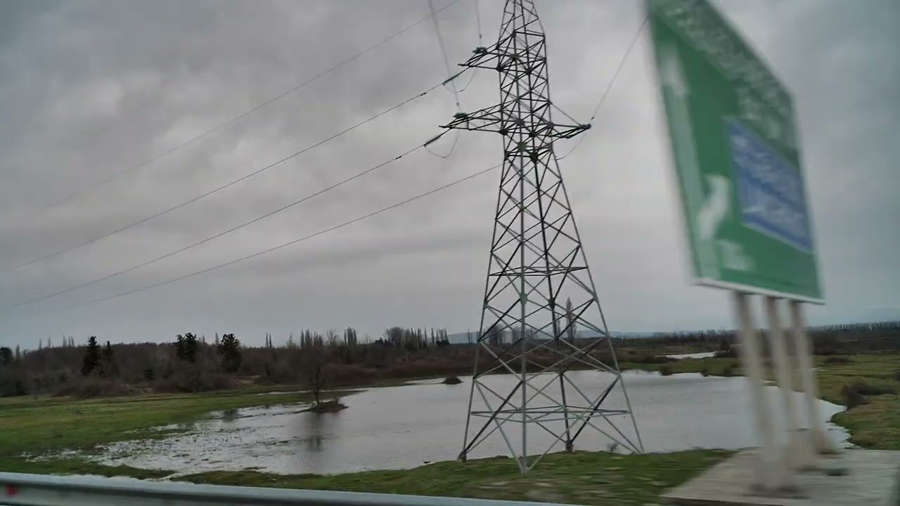 2026.02.16 Грузия. От деревни Джапана к городу Ланчхути (Гурия). Движение в сторону Батуми. Видео№02