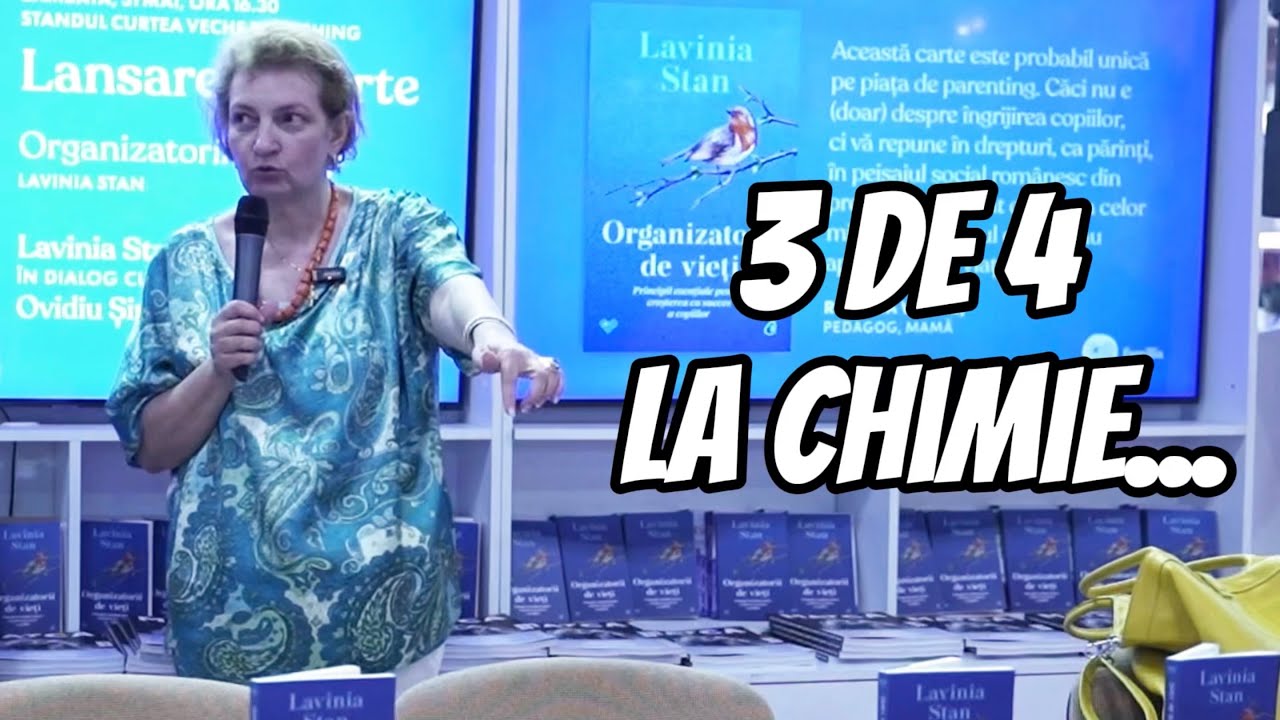 Un copil n-are voie să aibă 3 de 4 la chimie...