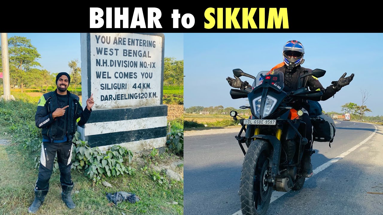 SIKKIM RIDE STARTS [ep 01] WELCOME TO NORTH EAST | BIHAR TO GANGTOK | GREEN WEST BENGAL | SJ VLOGS