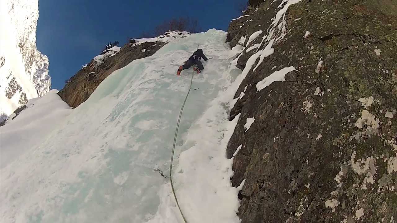Escalade de glace argentiere (EMHM de gauche)