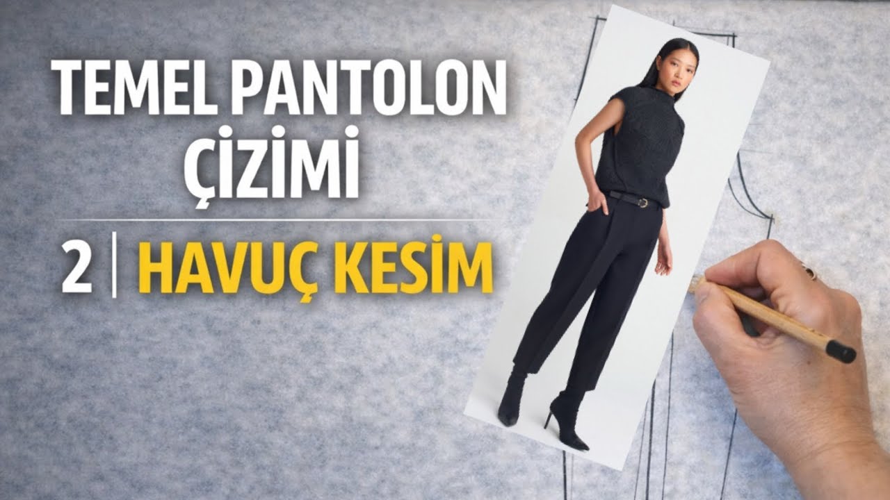 Temel pantolon çizimi 1 (havuç kesim)#patterns #trouserstyles #fashion 
