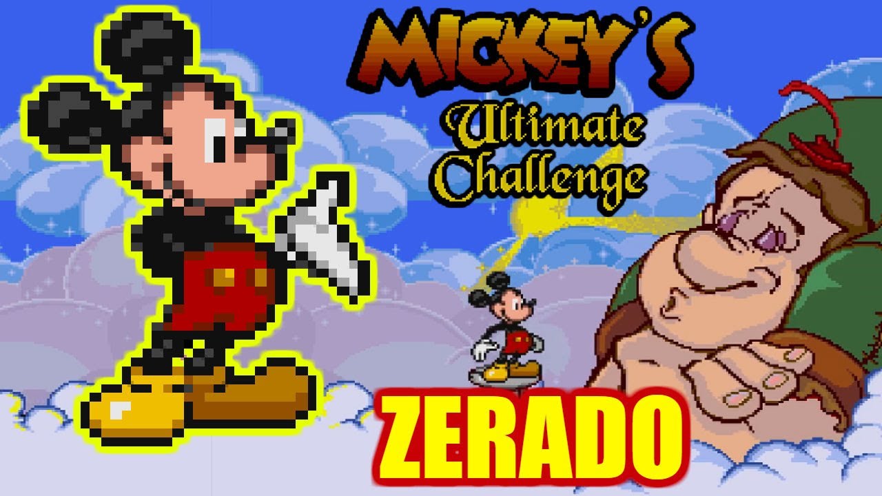 Mickey's Ultimate Challenge - ZERADO - Puzzle do Mickey do SNES no Challenging