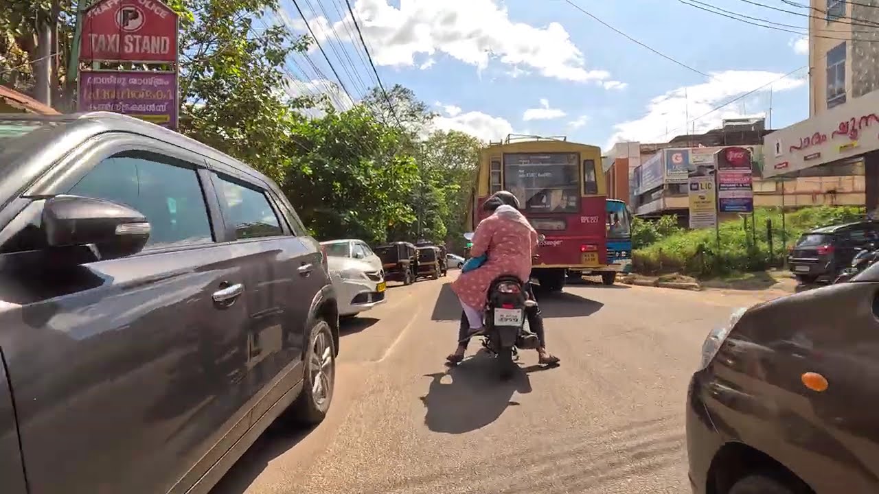 Pathanamthitta City Drive 🔥 NH 183A & SH 7 🔥 Kerala, India 🇮🇳 🔥 India Drive Tour 4K 60FPS
