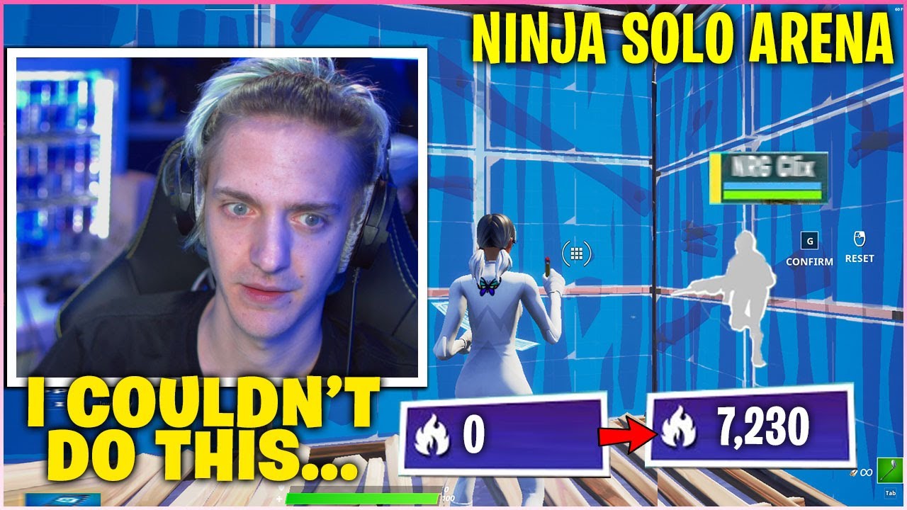 NINJA SHUTS UP Haters After He FLEXES New MECHANICS & Show NEW SKILL In Solo ARENA (Fortnite)