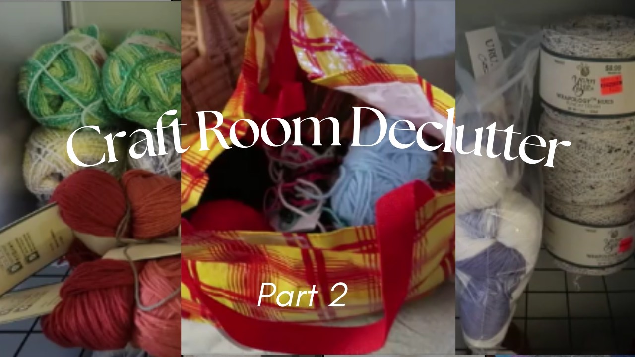 Craft Room Declutter Part 2