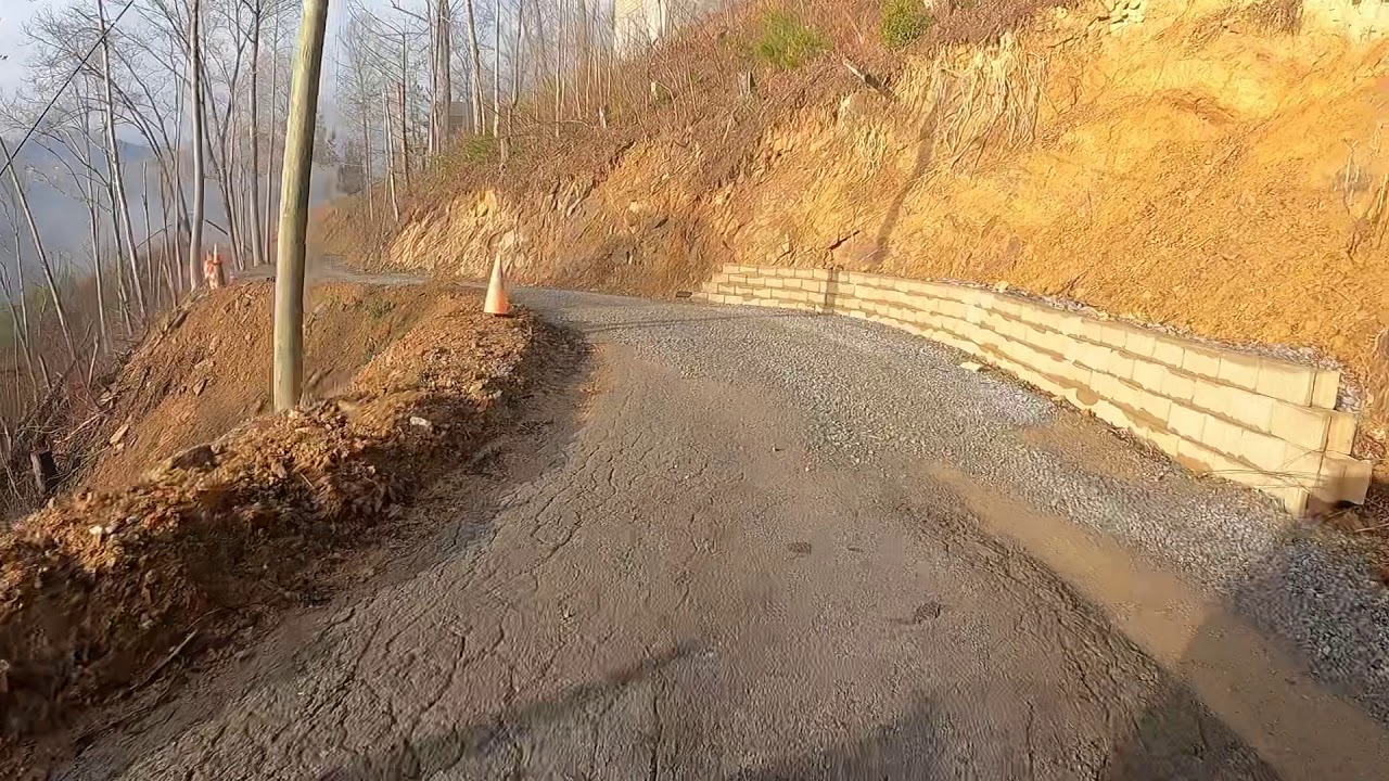 Drive from our Cabin through the mountains in Gatlinburg, TN
