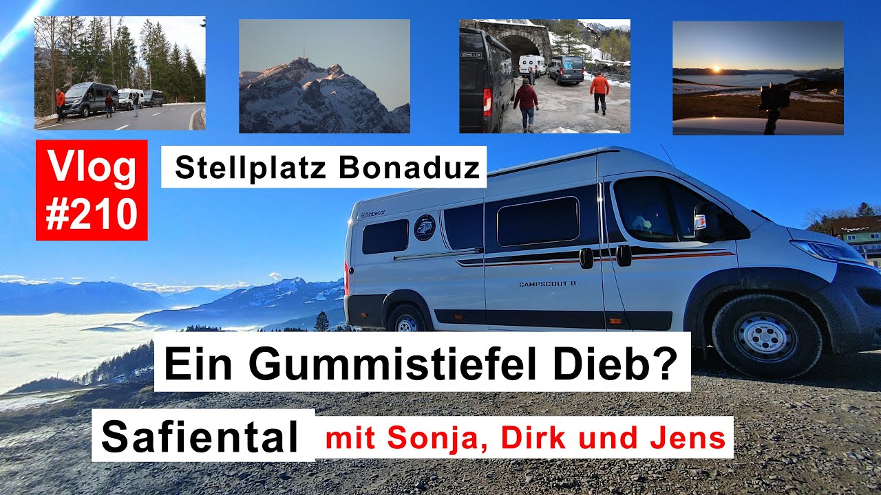 #210 Schweiz | St. Anton AI | Stellplatz Bonaduz | Rheinschlucht 