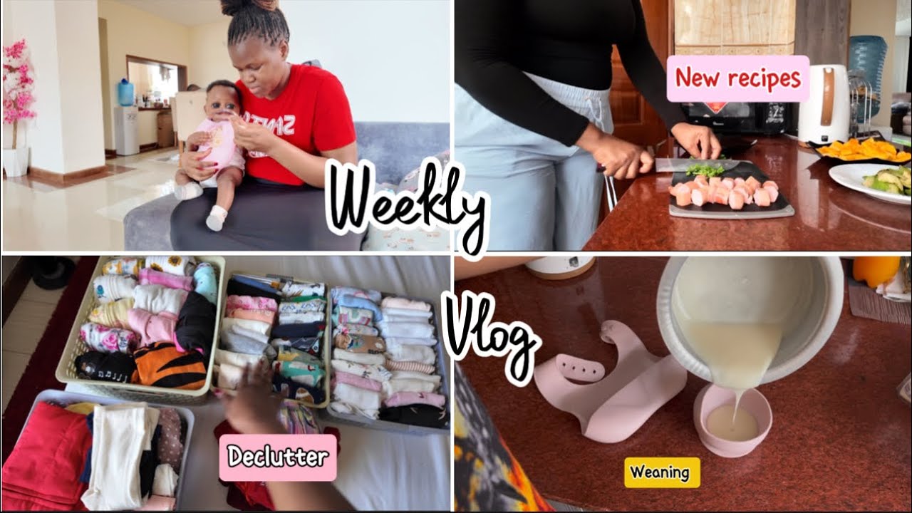 VLOG: Weaning @ 6 months 🍛|| Decluttering baby clothes || New recipes🥗 & much more 