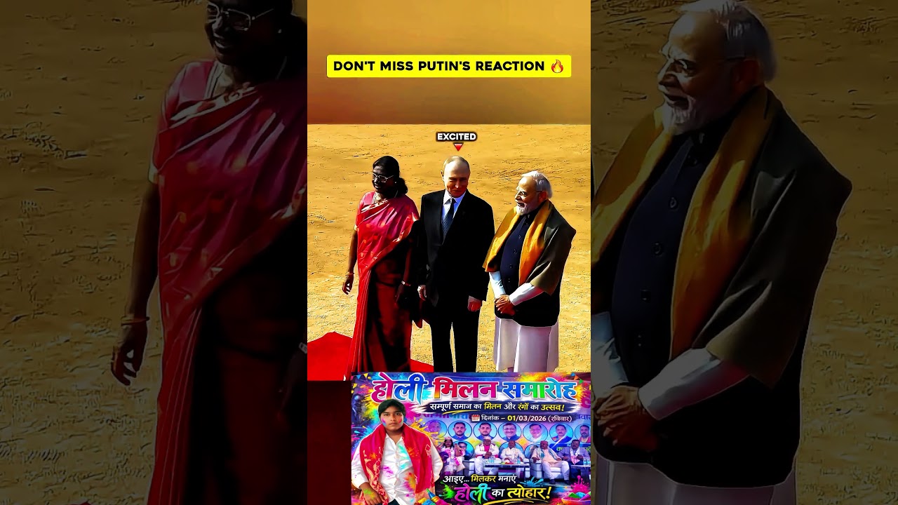 🔥Modi - Putin Strong Brotherhood Vibe !