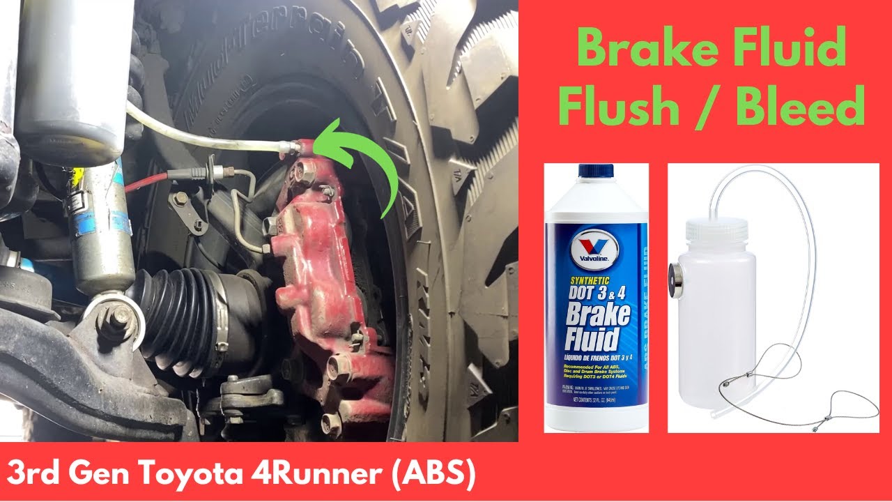 Brake Fluid Bleeding / Flush (One Man) - 3rd Gen Toyota 4Runner