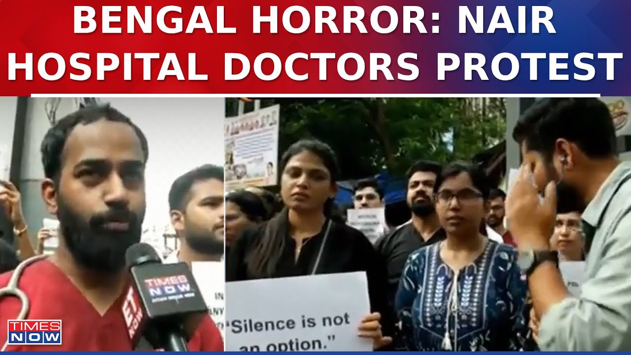 Doctors Of Nair Hospital In Mumbai Protest Over Kolkata Horror, Demand Justice For Bengal Victim