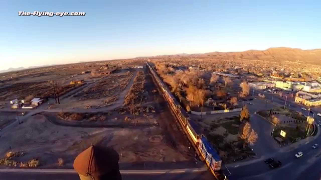 THE-FLYING-EYE over Alamogordo - New Mexico
