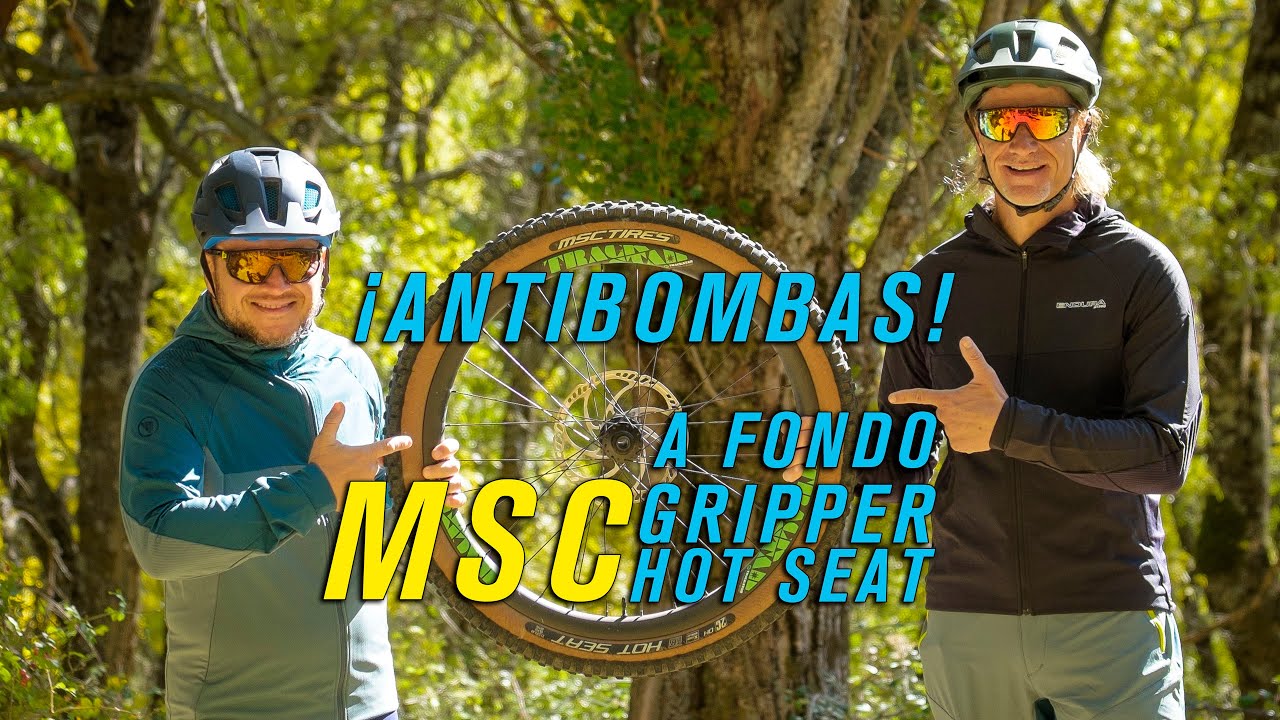 ¡💥 Vaya Sorpresa! Los MSC Gripper y Hot Seat no pinchan. Neumáticos para Enduro, Mountain Bike y DH