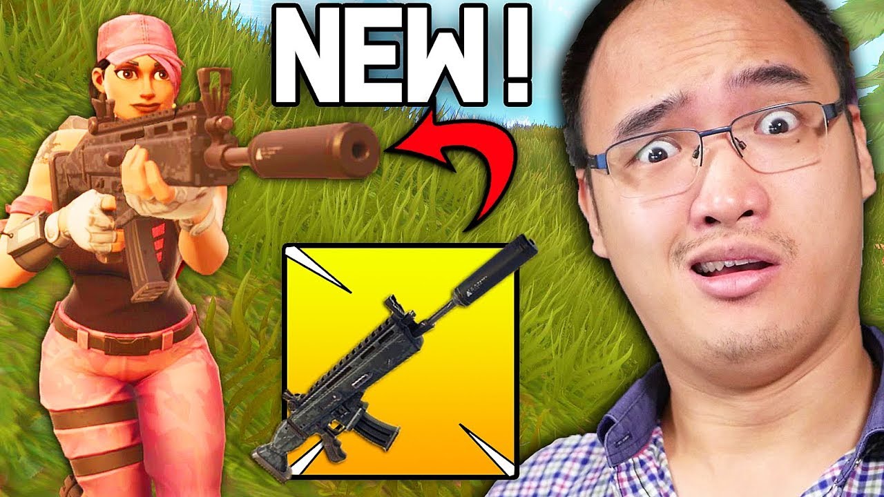 NOUVELLE ARME *FUSIL D'ASSAUT AVEC SILENCIEUX* SUR FORTNITE BATTLE ROYALE !