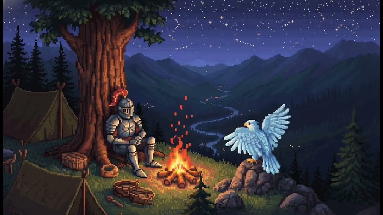 Sit by the hearth… let the world outside fade away | calm lofi rpg
