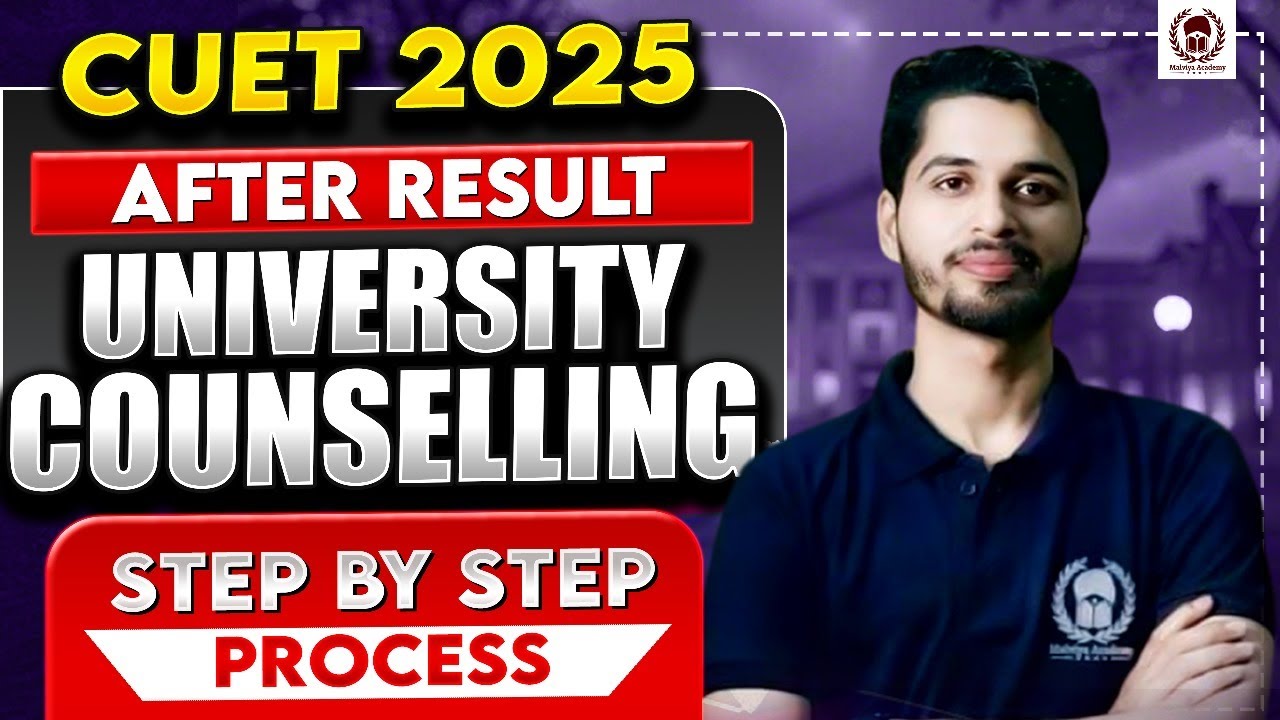 After Result All University Counselling process step by step | Cuet 2025 counselling | Vaibhav Sir