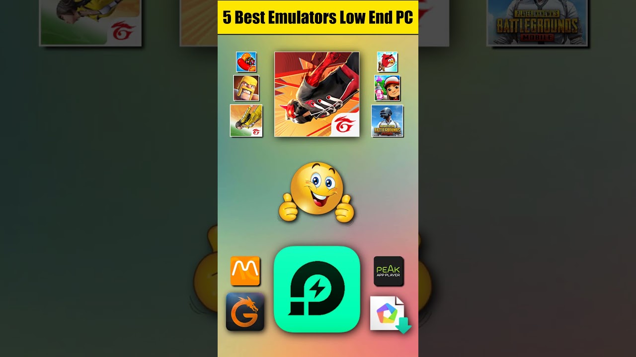 Top 5 New Emulators For Free Fire Low End PC | Best Android Emulator For PC (2024) | TMTT
