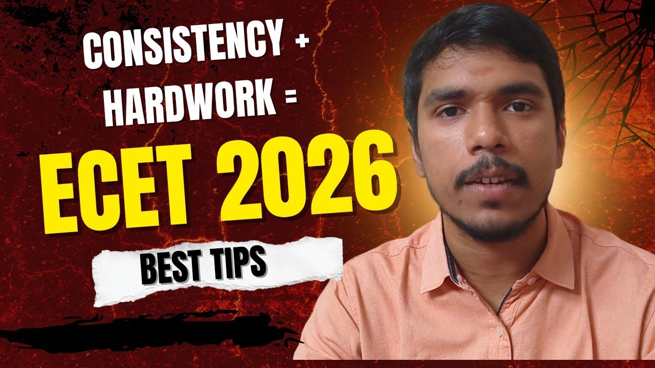 Best tips to crack ecet 2026| last minute revision tips for ecet 2026| 