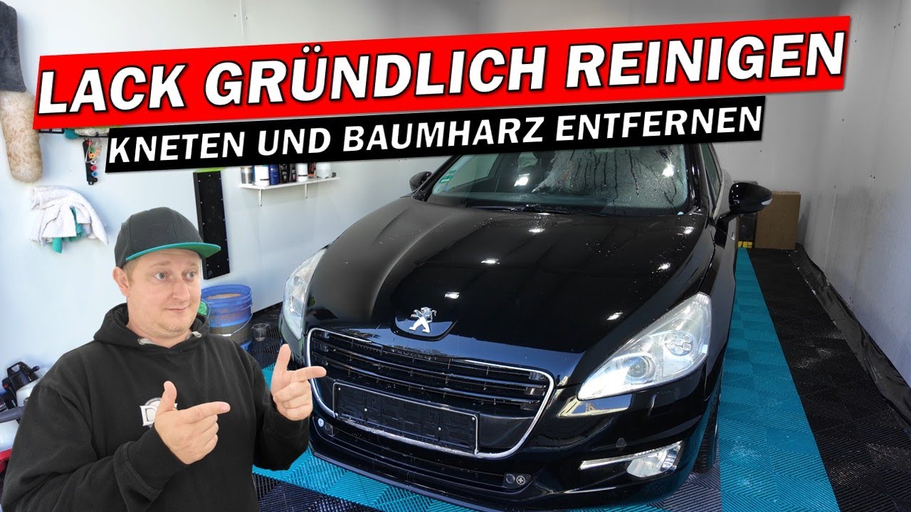 So wäschst du einen Gebrauchtwagen RICHTIG! 🚗 Lack kneten & Baumharz & Teer sicher entfernen