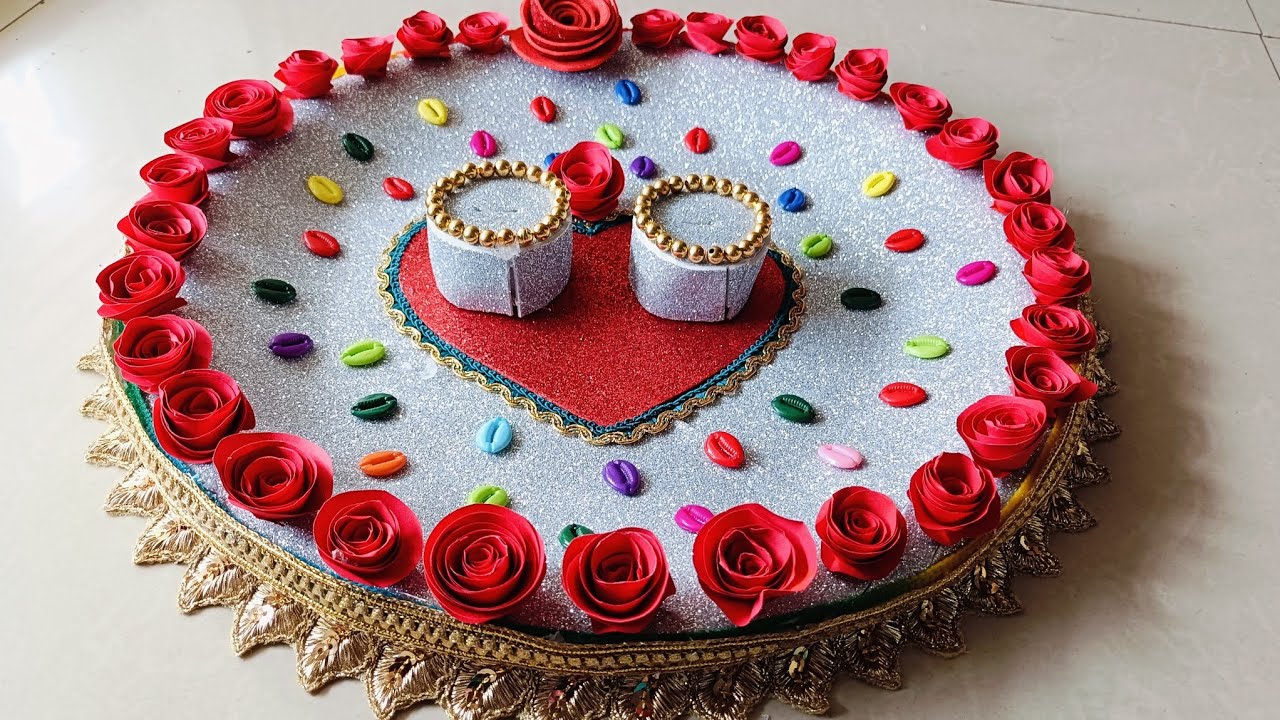 Diy Ring Platter//Handmade ideas//Easy for wadding